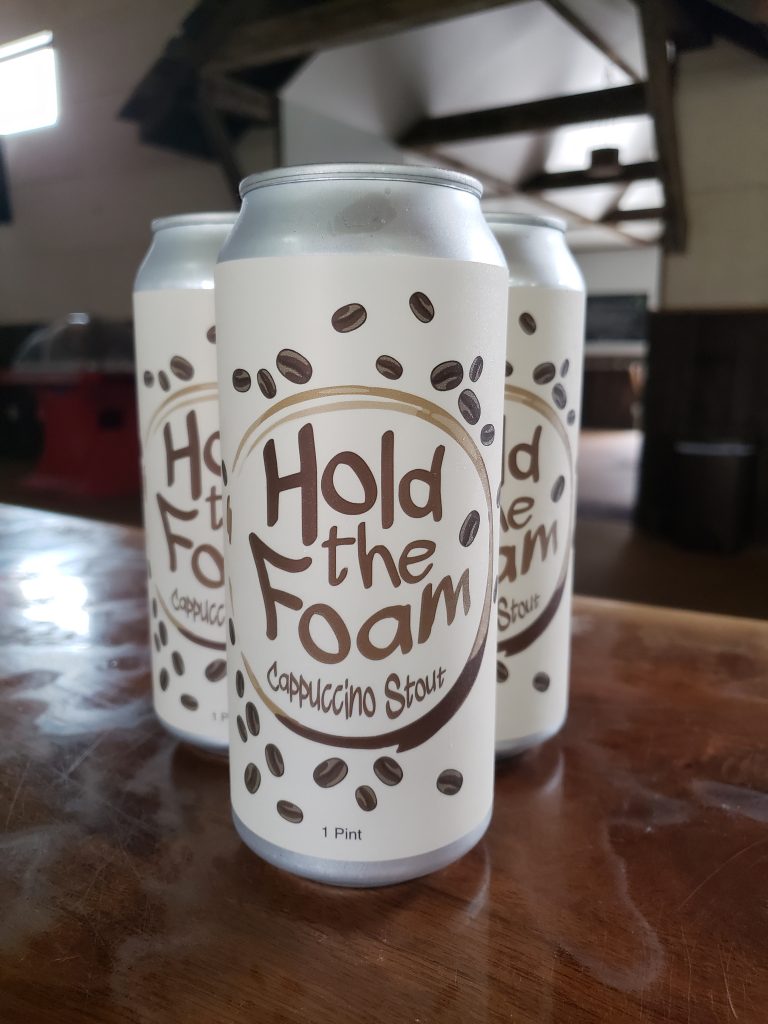 hold the foam cappuccino stout