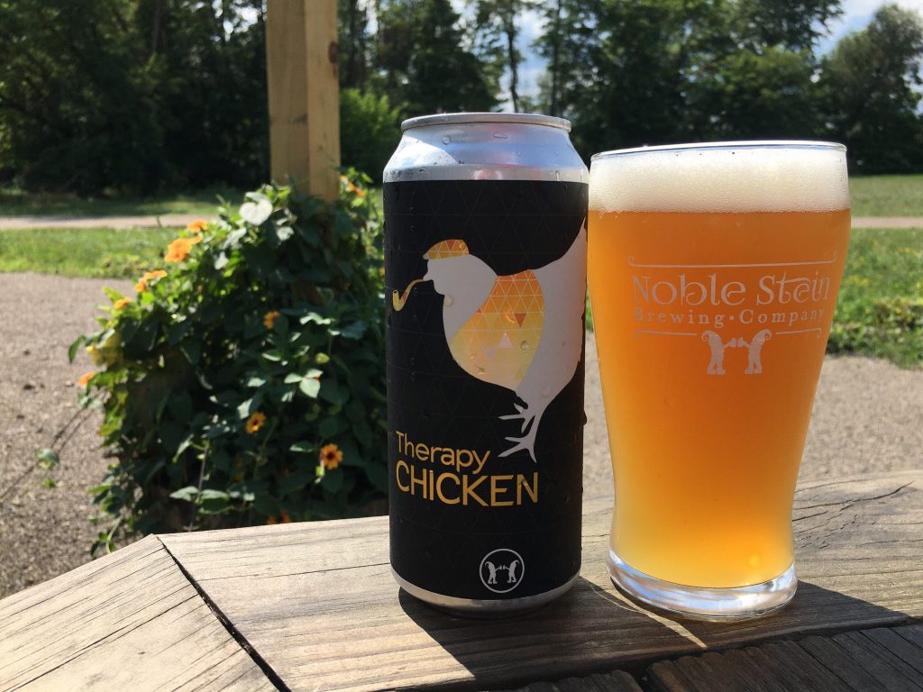 Therapy Chicken hazy IPA beer